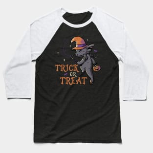 Trick Or Treat Funny Cute Spooky Baseball T-Shirt